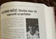 MILENKO MIČIĆ: Strašnu stvar ste napravili sa ovim portalom